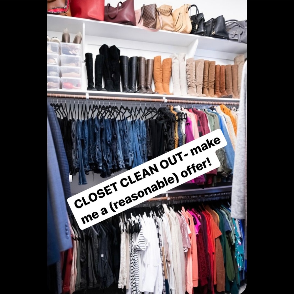 Closet clean out!!!